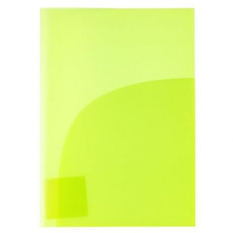 Папка-уголок Expert Complete Neon, А4, 2 кармана, 180 мкр, песок, 20 шт, лайм