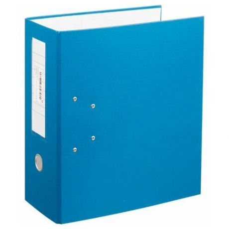 Папка-регистратор с двумя арочными механизмами (до 800 листов), покрытие ПВХ, 125 мм, синяя