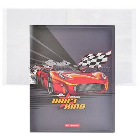 Папка файловая пластиковая Drift King, с 20 карманами, А4