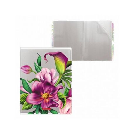 Папка файловая пластиковая ErichKrause Tropical Flowers, c 20 карманами, A4 49314