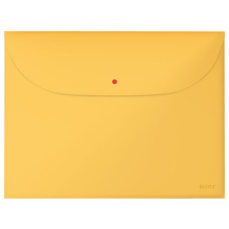 Папка-конверт Leitz Cosy с 2-мя карманами, 3 шт. в уп., желтый