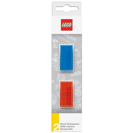 LEGO Набор точилок 51496, 2 шт синий/красный