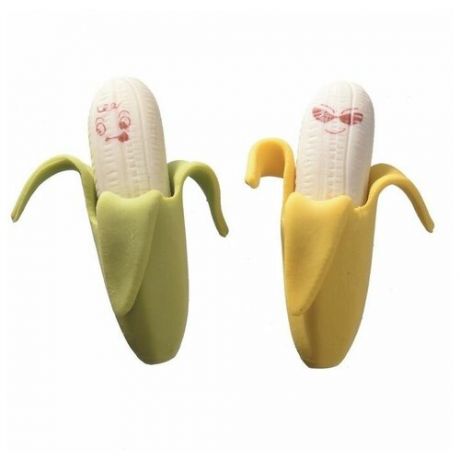 Набор фигурных ластиков Mazari Bananas 2 штуки в упаковке, 906334