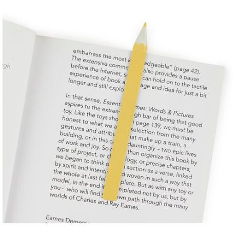 Закладка для книг Graphite желтая