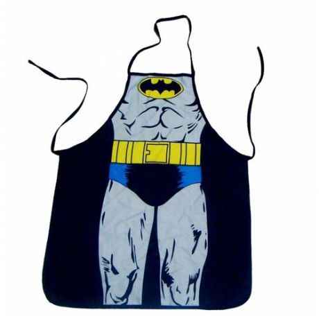 Яркий супергеройский фартук с торсом Бэтмен