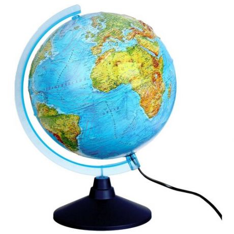 Интерактивный глобус физико- политический рельефный, диаметр 320 мм, с подсветкой Глобен
