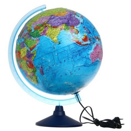 Глобен Глобус политический "Глобен", диаметр 250 мм, интерактивный, рельефный, с подсветкой