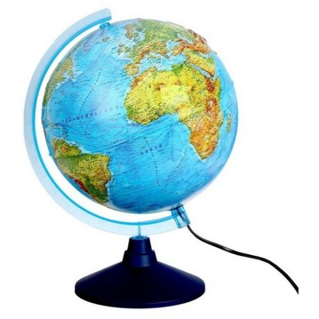 Глобен Глобус физико-политический "Глобен", интерактивный, диаметр 250 мм, с подсветкой, с очками