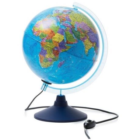глобен Интерактивный глобус "день И ночь" D-250 мм с двойной картой - политической Земли и звездного неба с подсветкой от сети.Очки виртуальной реальности (VR) в комплекте.(INT12500308)