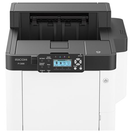 Принтер лазерный Ricoh P C600, цветн., A4, белый/черный