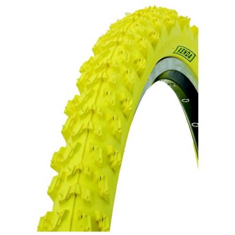 Покрышка для велосипеда высокий профиль желтая 26"х1.95 (50-559) KENDA