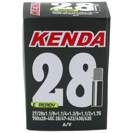 Велосипедная камера 28" x 1.75" Kenda E-Ready 511317 черный