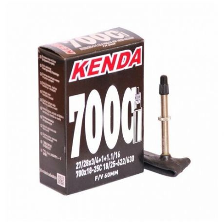 Камера для велосипеда KENDA 28"(700х18/25C) узкая спортниппель, 60 мм 5-511491