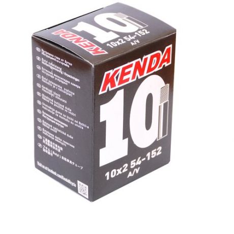 Велокамера Kenda 10x2.0 (54-152) A/V (прямой ниппель)