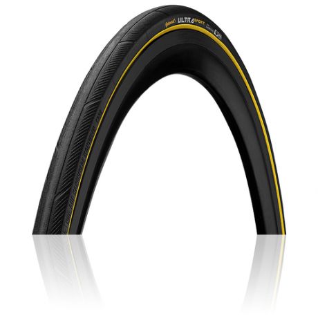 Велопокрышка Continental Ultra Sport III 23-622 700 x 23C чёр./жёл складная, PureGrip Compound – Performance – 3/180 TPI, E25