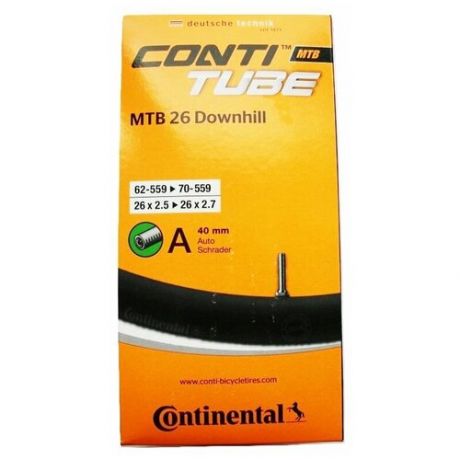 Камера 26 Continental MTB Downhill 26х2,5/2,7 40мм A/V 540гр. (01817710000)