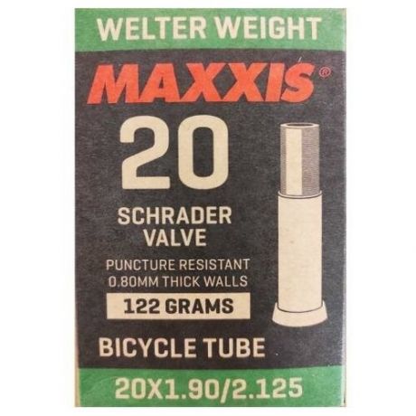 Камера для велосипеда Maxxis Welter Weight 20" 1.90"/2.125" 0.8 LSV (O-CAP) Shrader AV EIB29513000