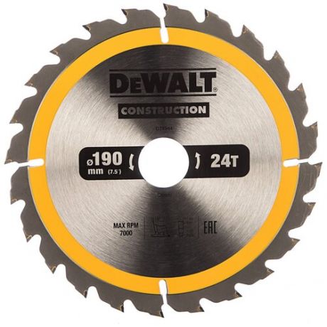 Пильный диск DeWALT Construction DT1944-QZ 190х30 мм