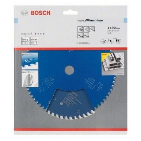 Пильный диск Bosch Expert for Aluminium 190х30х2,6/1,6мм(56зуб)
