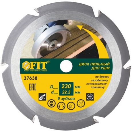 Пильный диск FIT 37638 230х22.2 мм