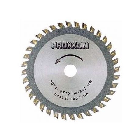Диск Proxxon 80 мм с твердосплавными напайками для циркулярной пилы Proxxon FET, 28732