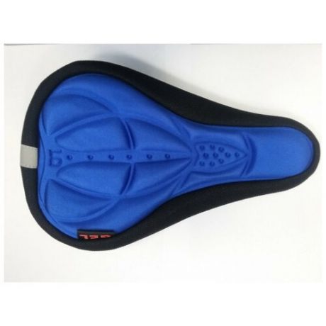 Накладка на седло Vinca Sport XD 10, гелевая, синий, размер 285х175мм, XD 10 Blue