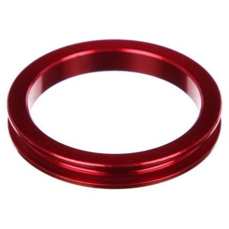 Кольцо проставочное 1-1/8"х5мм SPACER-R, алюминий, цвет красный