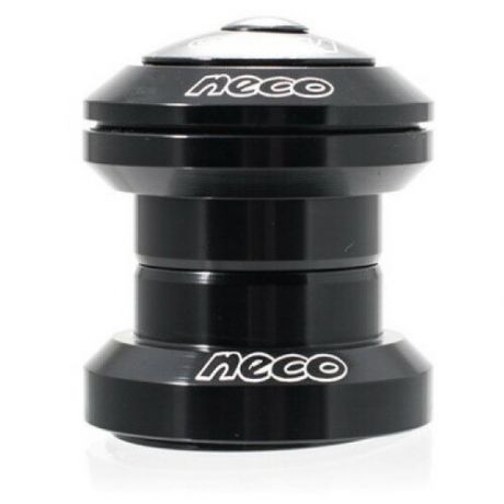 Рулевой набор NECO H711AL, 1-1/8", EC34/28.6 EC34/30 мм, внешний, безрезьбовой, черный, 6-190382