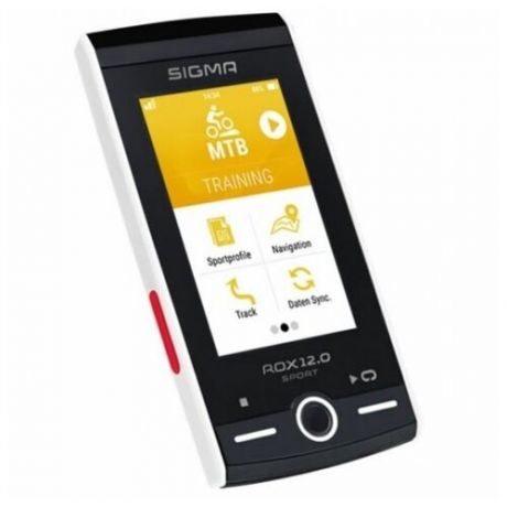 Велокомпьютер SIGMA ROX 12.0 Sport Set GPS, Белый/White