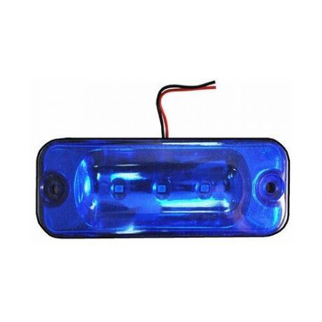 Габарит светодиодный 3-диодов (стекло синее)