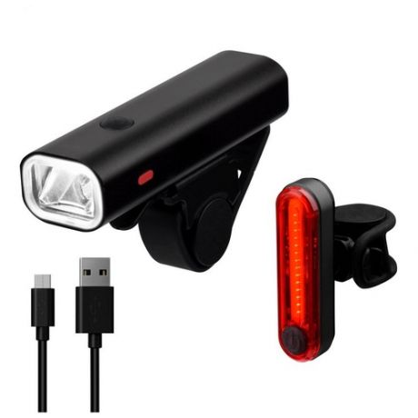 Комплект фонарей Briviga USB Bike Light Set EBL-3304 / EBL-3303 (400/30 lm)