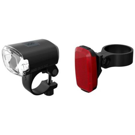 Велофонарь (Комплект) Bbb Lightset Stud Combo + Bls-147 Rear Spot Black