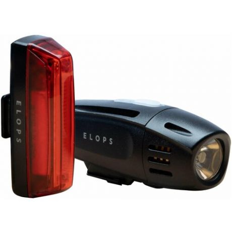 Набор светодиодных фонарей для велосипеда ST 920 USB перед/зад, размер: единый ELOPS Х Decathlon