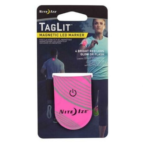 Светодиодный маркер NiteIze TagLit Magnetic LED Marker Pink