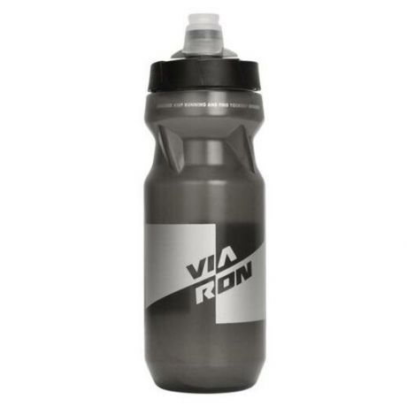 Комплект : Герметичная велосипедная бутылка (фляга) для воды VIARON 610 ml+Флягодержатель M-Wave C 340883 алюминий, черный