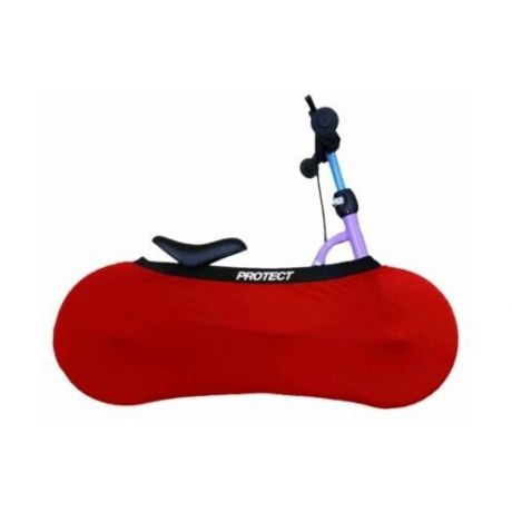 Универсальный эластичный чехол (беговел, самокат , детский велосипед) 70-110 см, цвет красный, PROTECT
