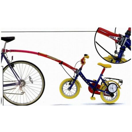 Крепление 5-640025 для детского велосипеда 12-20 к подседельный штырю до 32кг красное (индивидивидуальная упаковка) TRAIL-GATOR