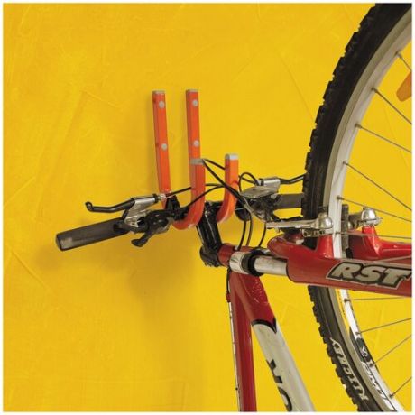 Крюк настенный для велосипеда Delta-Park HW-15, 2 штуки, оранжевый