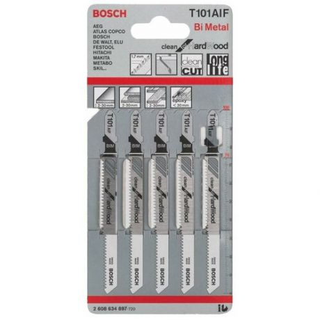 Набор пилок для электролобзика BOSCH 2608634897 5 шт.