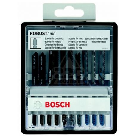 Набор пилок для электролобзика BOSCH 2607010574 10 шт.