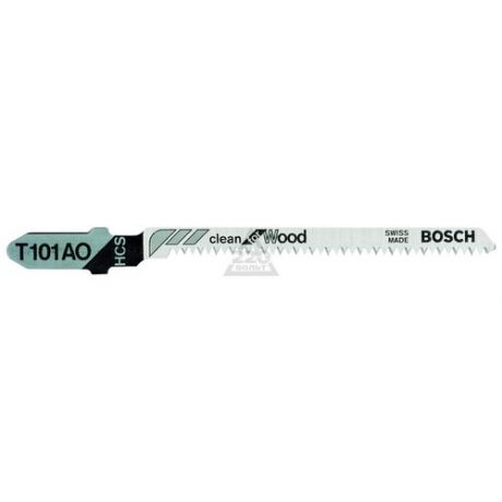 Пилки для лобзика T 101 AO HCS 5шт (цена за 1 шт) BOSCH 2608630031