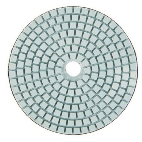 Алмазный гибкий шлифовальный круг тундра "Черепашка", для мокрой шлифовки, 100 мм, № 400