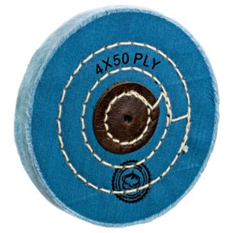 Круг муслиновый Premium Quality жесткий (синий) 152х4х50 для грубой полировки