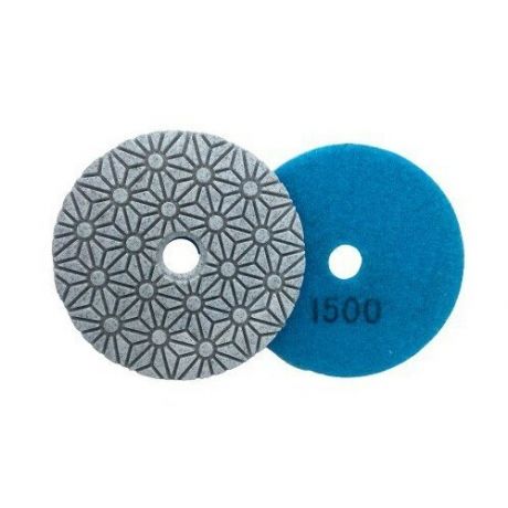 Алмазные гибкие диски (черепашка )для полировки камня "Ромашка" 7-шаговые D100мм №1500