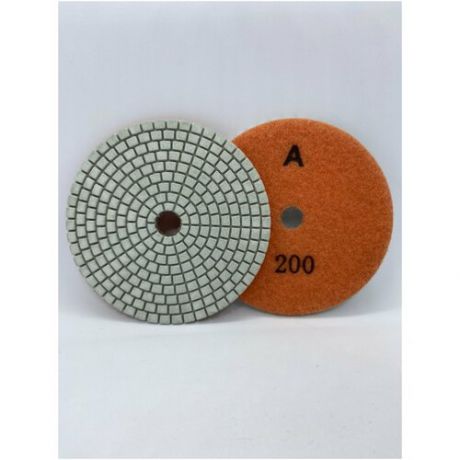 Алмазные гибкие диски (черепашка )для полировки камня "ЭКО" 7-шаговые D100мм №200