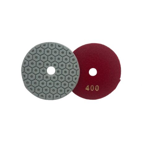 Алмазный гибкий диск (черепашка )для полировки камня "гайка" 7-шаговые D100мм №400