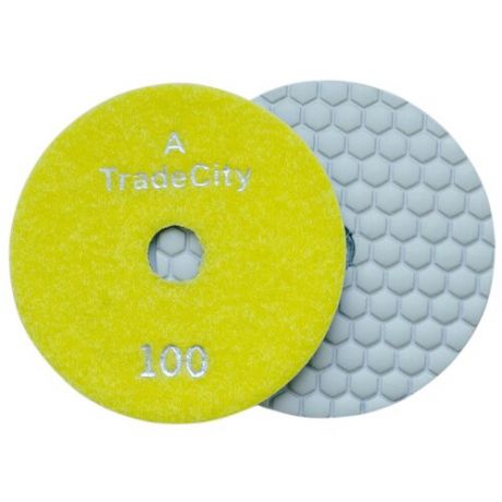 Алмазный гибкий шлифовальный круг TRADECITY Без водяного охлаждения Hexagon MR Pads 7- STEP 100D №100