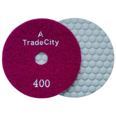 Алмазный гибкий шлифовальный круг TRADECITY Без водяного охлаждения Hexagon MR Pads 7- STEP 100D №400