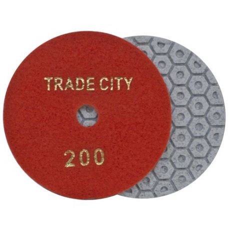 Алмазный гибкий шлифовальный круг TRADECITY Гайка Pads 7- STEP 100D №200