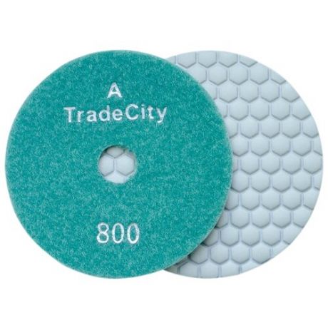 Алмазный гибкий шлифовальный круг TRADECITY Без водяного охлаждения Hexagon MR Pads 7- STEP 100D №800